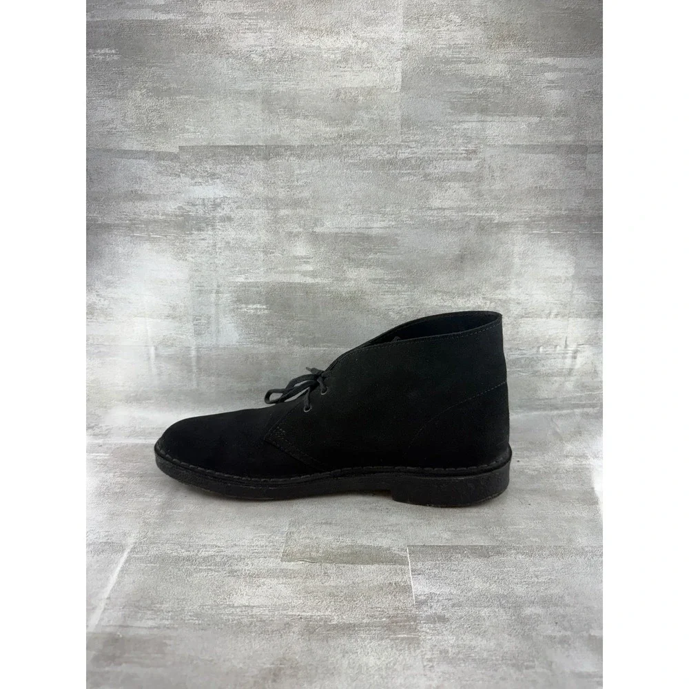 Clarks Originals Desert Boot Black Suede Chukka Men Sz 10M 13292